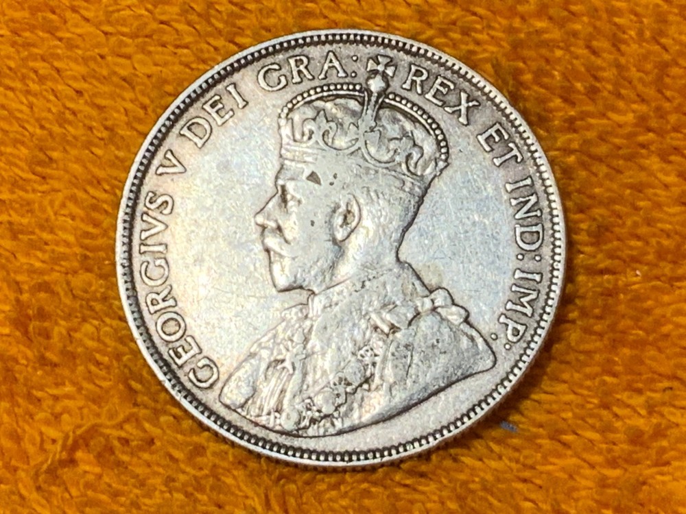 1919 Canada 50 Cent Coin