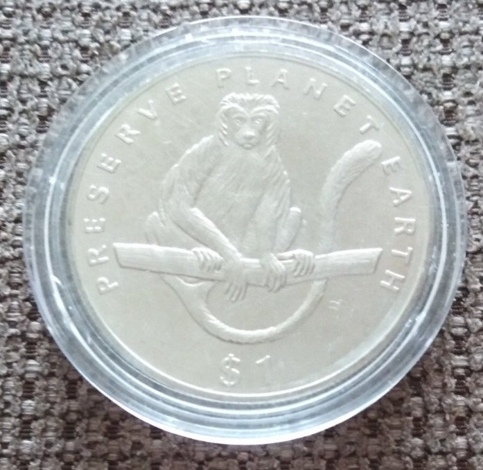 $1 PRESERVE PLANET EART ERITREA 1994