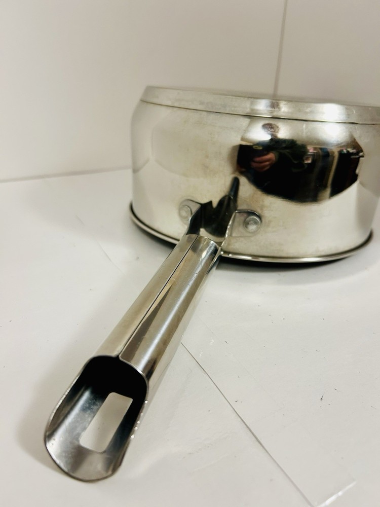 Basic Essentials Stainless Steel Professional 8” Saucepan