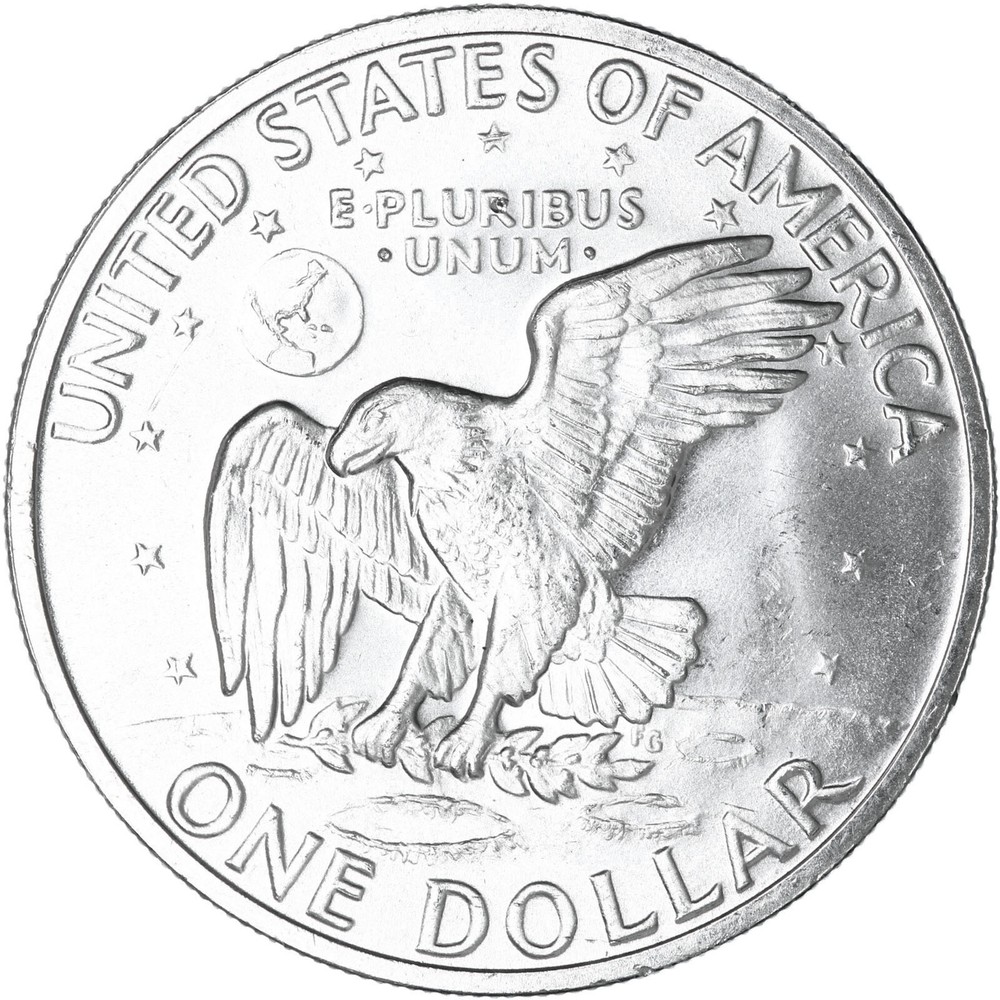 1971 S Eisenhower Dollar 40% Silver BU Ike US Coin