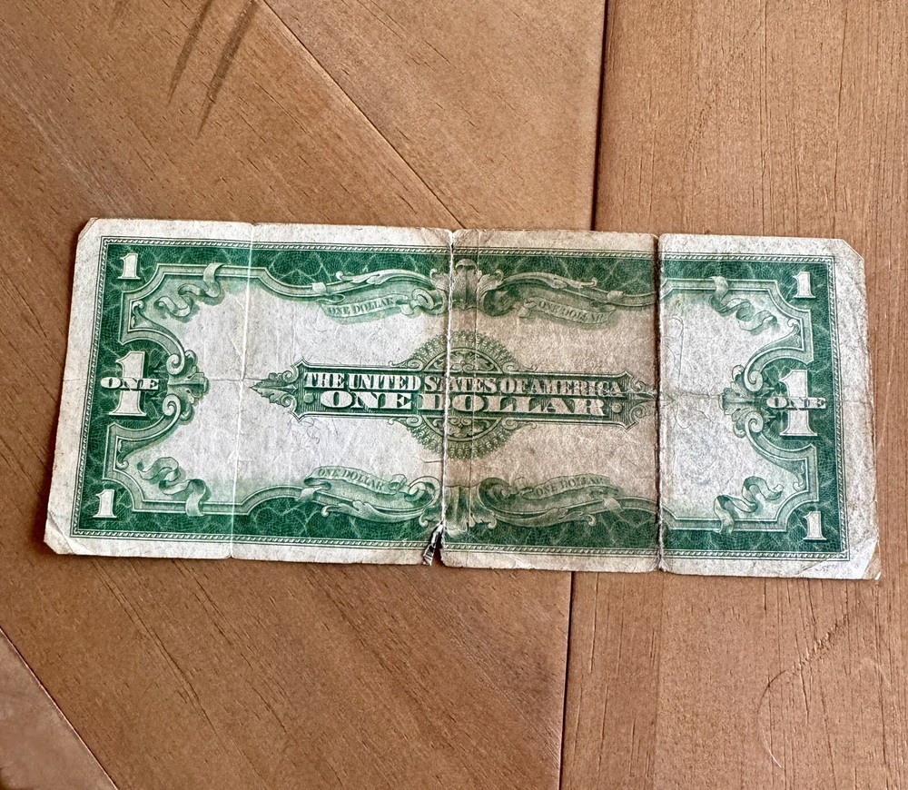 1923 $1 Silver Certificate Blue Seal Large Currency Note
