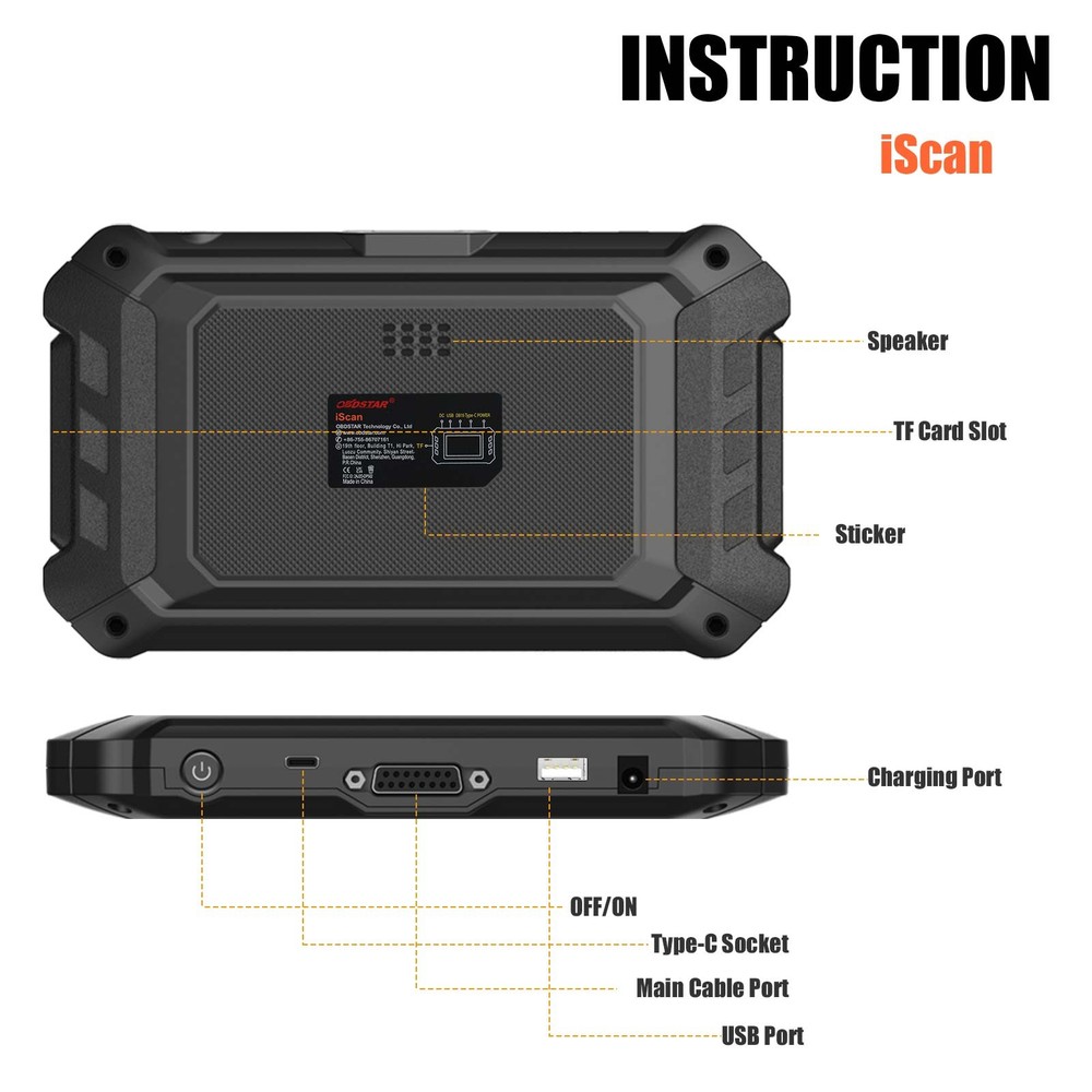 OBDSTAR ISCAN for MV Agusta Motorcycle Diagnostic Scanner Data Flow Action Test