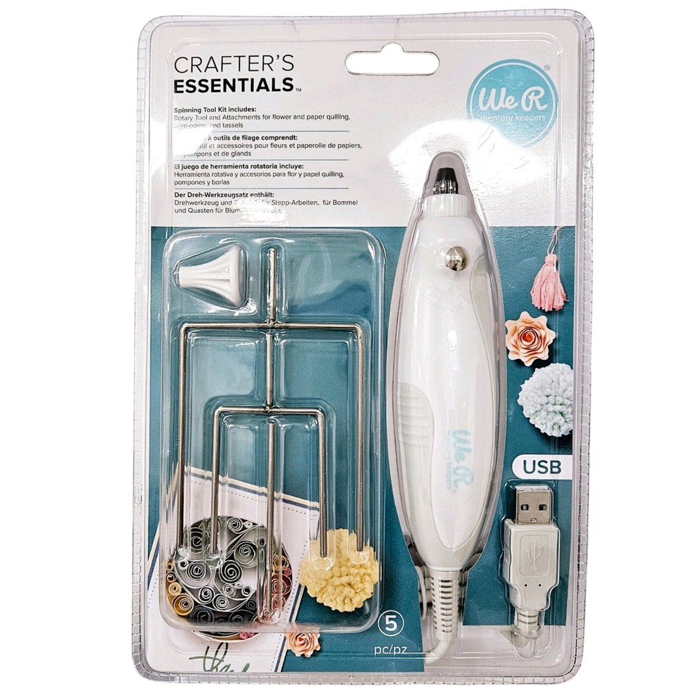 We R Memory Keepers Crafter's Essentials USB Spinning Tool Kit