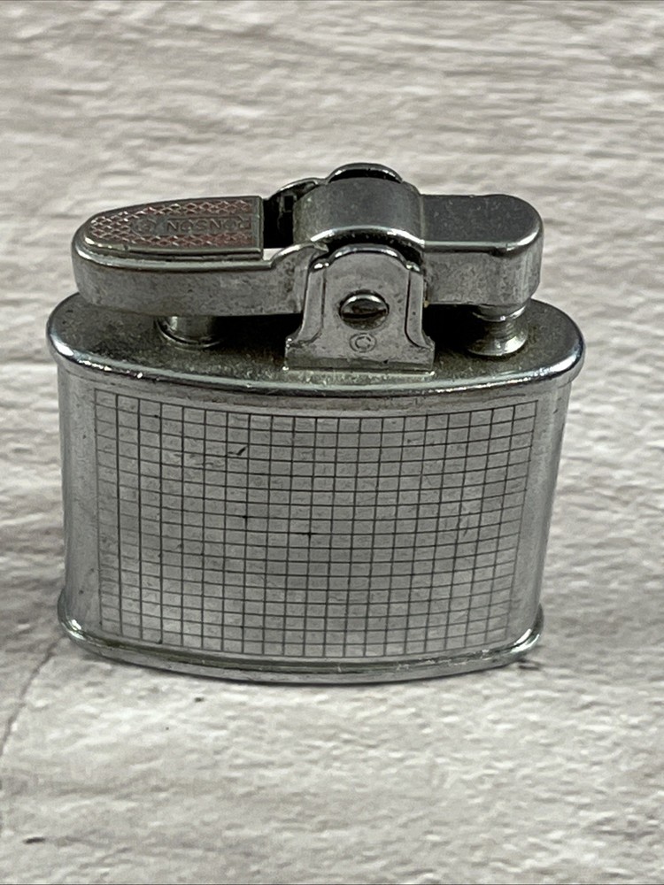 Ronson Princess Silver Tone Lighter Untested