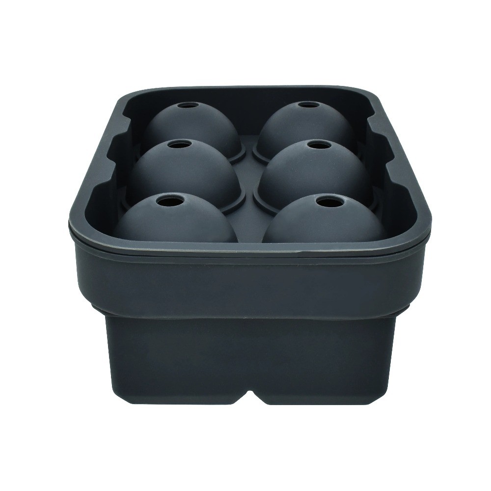 (3 pack)Ice Cube Tray, 3Pack Silicone Ice Cube Tray Grey, 3 pack