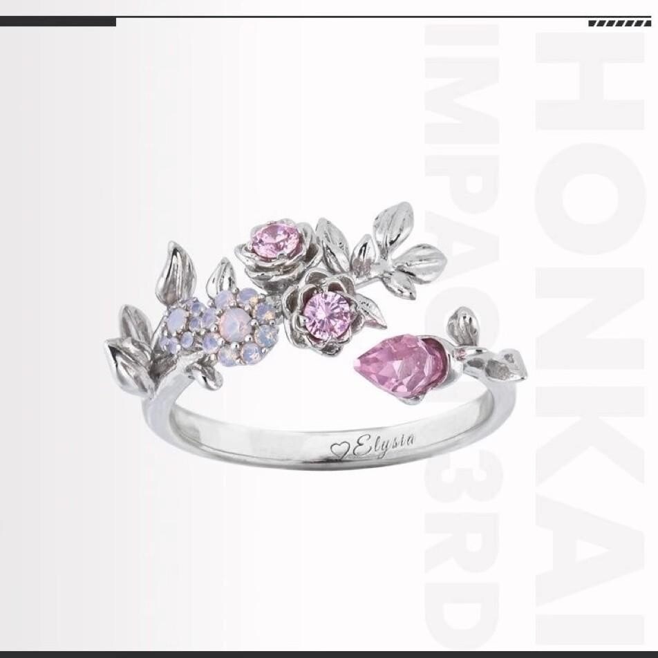 Finger Ring Honkai Impact 3 Elysia High Quality Cosplay Adjustable Opening Ring