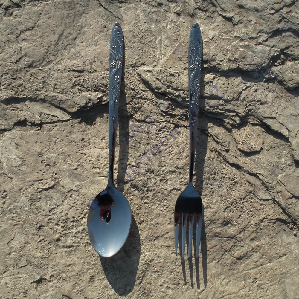 Spoon fork flatware dinerware cutlery outdoor kitchen top grade LW