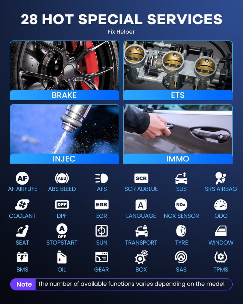 MUCAR VO7 Bluetooth OBD2 Scanner Bi-directional Scan Tool Full System Diagnostic