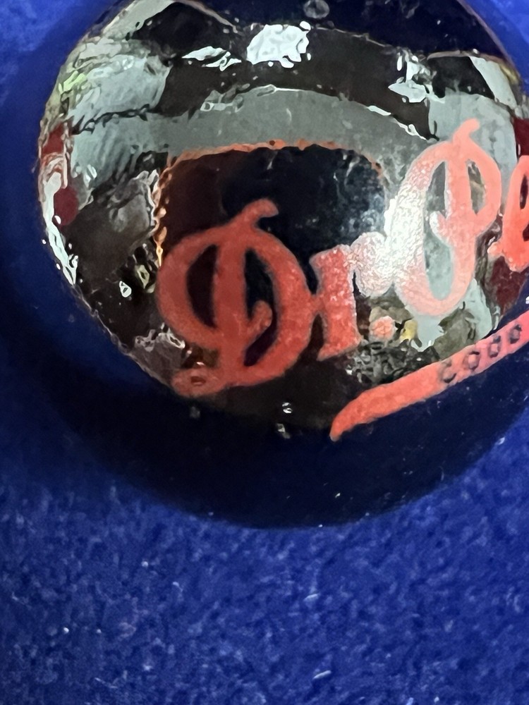 Vintage ~ Dr. Pepper ~ Black & Red ~ Advertisement Marble