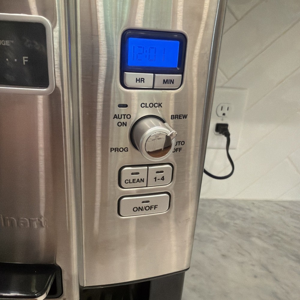 Cuisinart DCC-3000 Programmable Filter Coffee Machine 12 Cup Stainless Steel