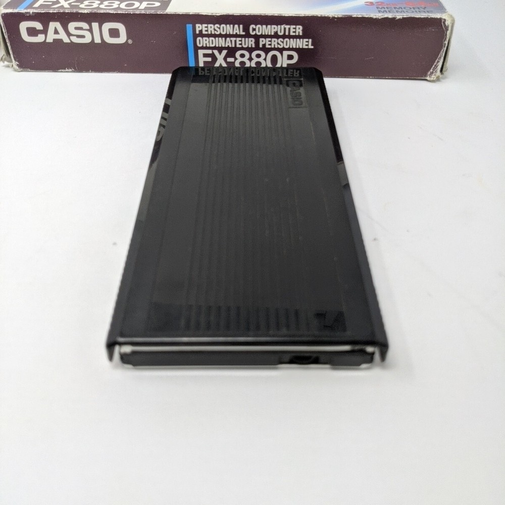 CASIO FX-880P Personal Computer Calculator 116 lib 32k Basic - Works (Vintage)