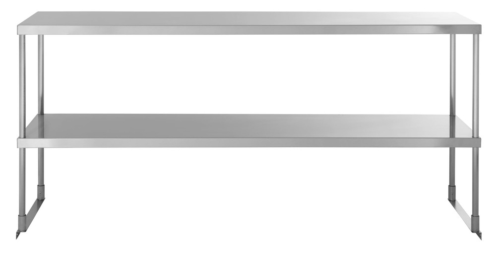 Kratos 12"x48" Double Overshelf for Worktables