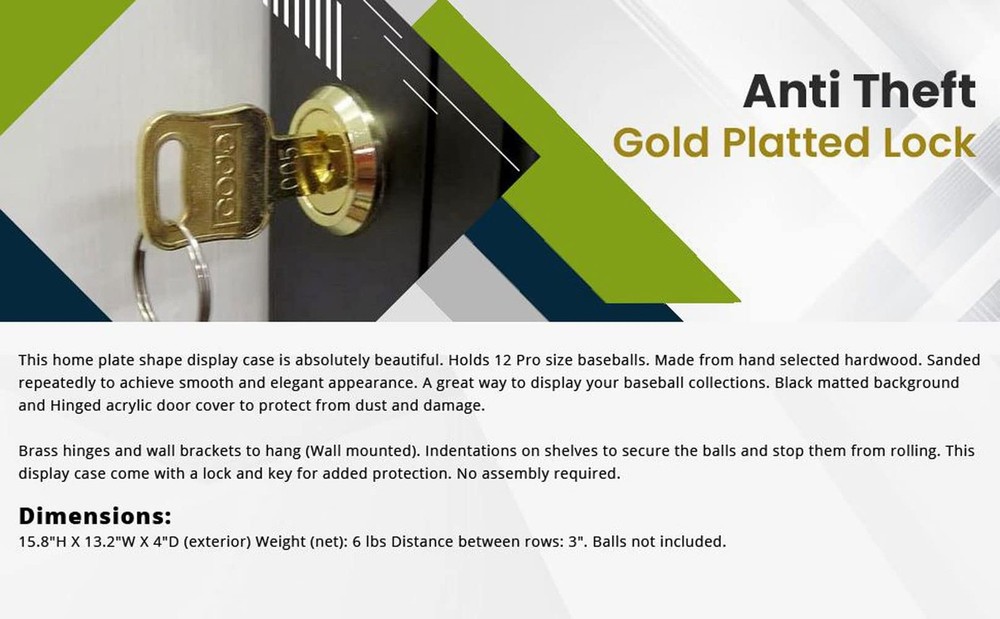 Baseball Display Case | Baseball Holders for Balls | Display Baseballs | 12 B...