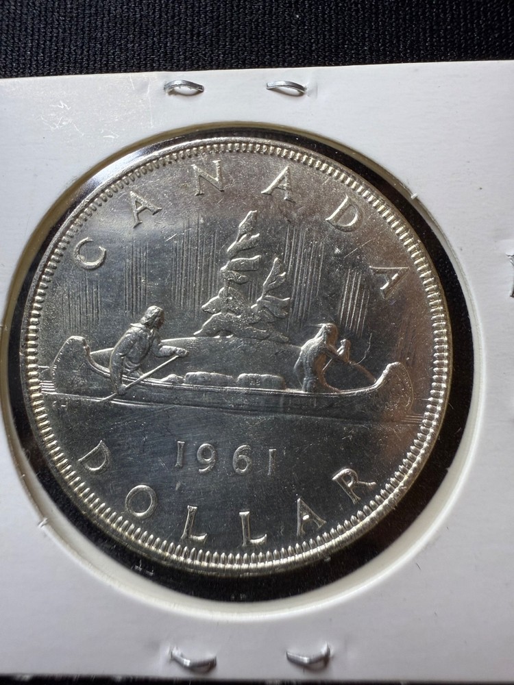 1961 Canada Silver Dollar Coin