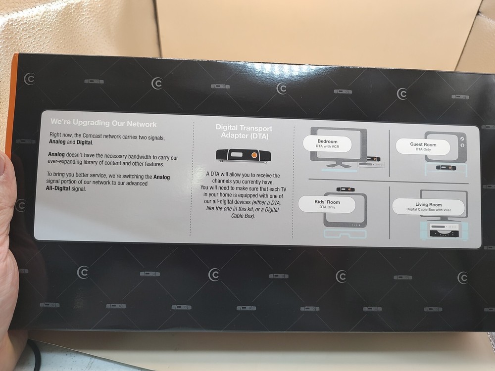 Comcast Digital Transport Adapter Self-Installation Kit Pace DC50x Dolby