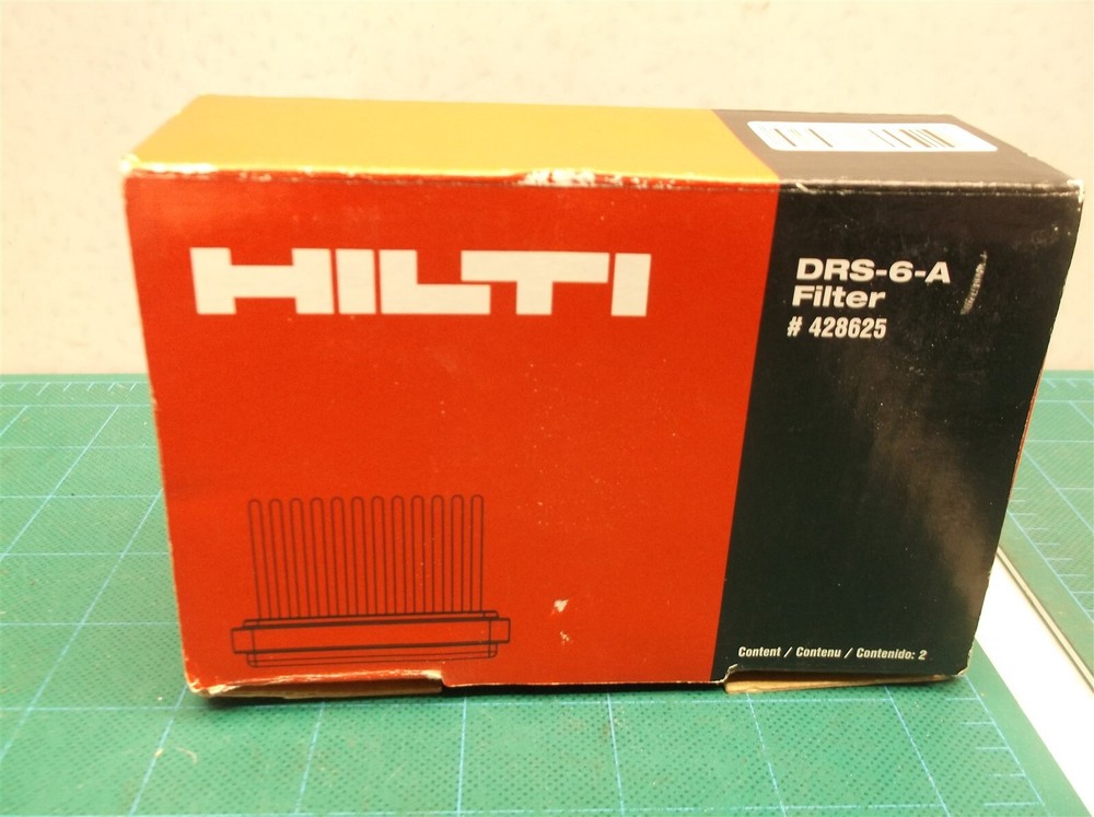 hilti 428625 filter drs-6-a 2 pack