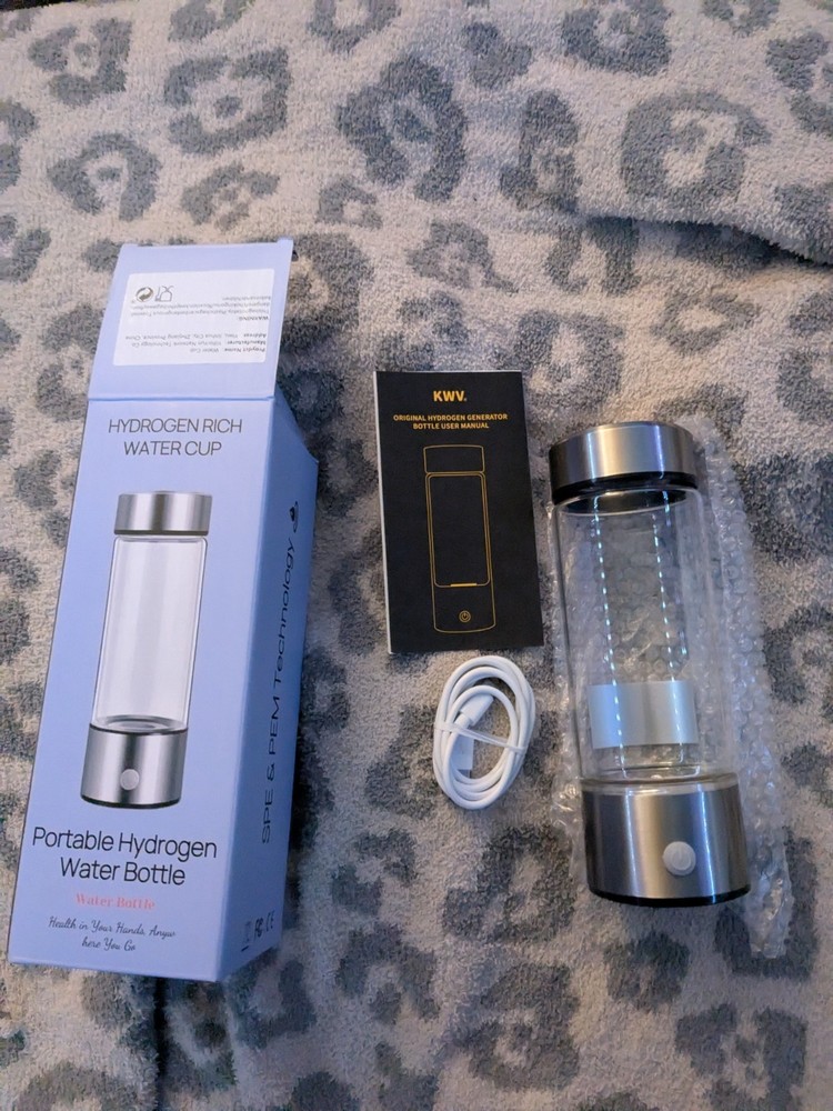 Portable Hydrogen Water Bottle SPE + PEM Technology