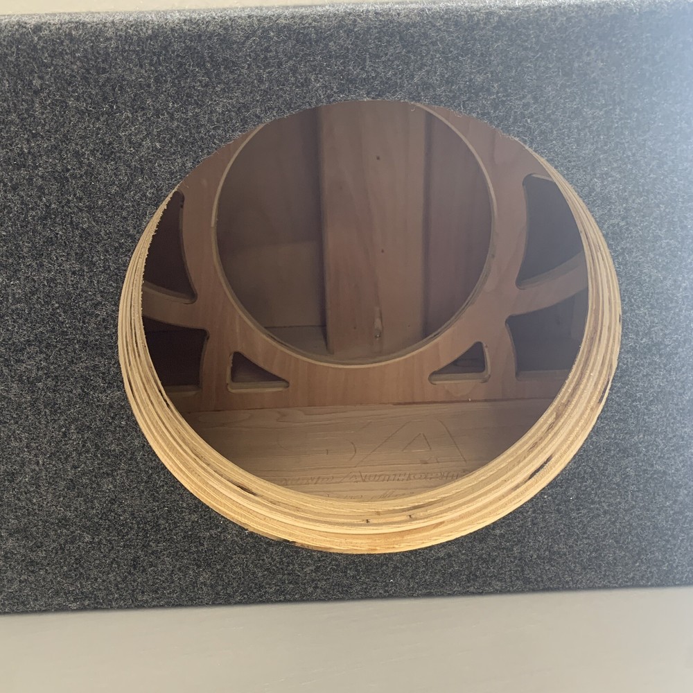 JL Audio 12W7 Custom Ported Sub Box 12" w7 12W7AE Enclosure SPL & SQL Birch