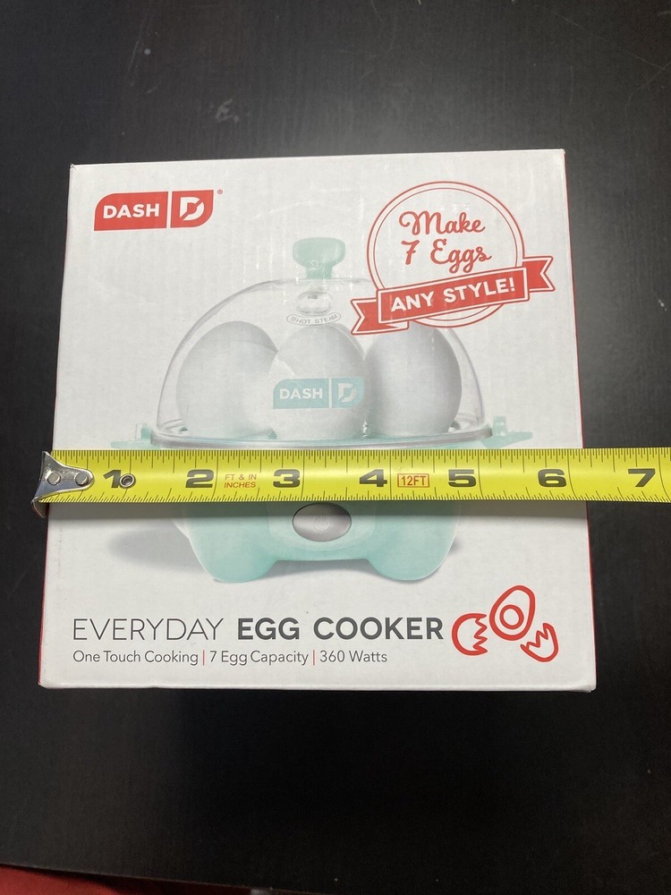 Electric Egg Cooker New 7 Egg Capacity DASH One Touch Egg Cooker