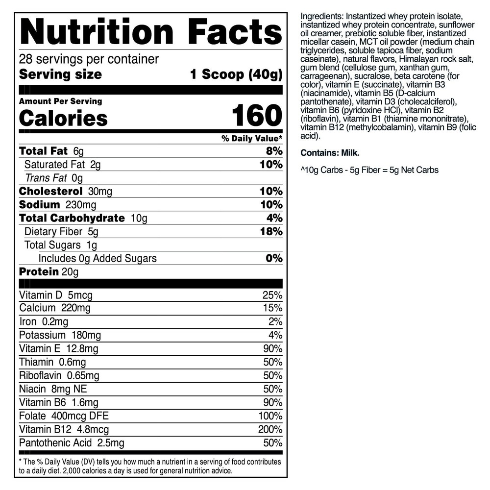 TransformHQ Meal Replacement Shake Powder 28 Servings (Pineapple Whip)