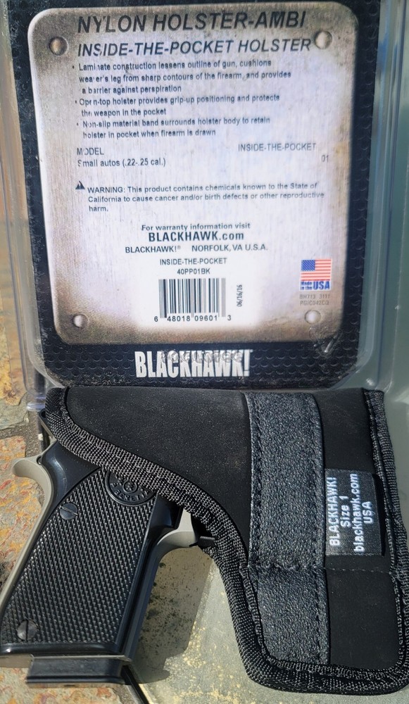 Blackhawk Nylon Holster Inside The Pocket Ambidextrous Multiple Sizes Sig Glock