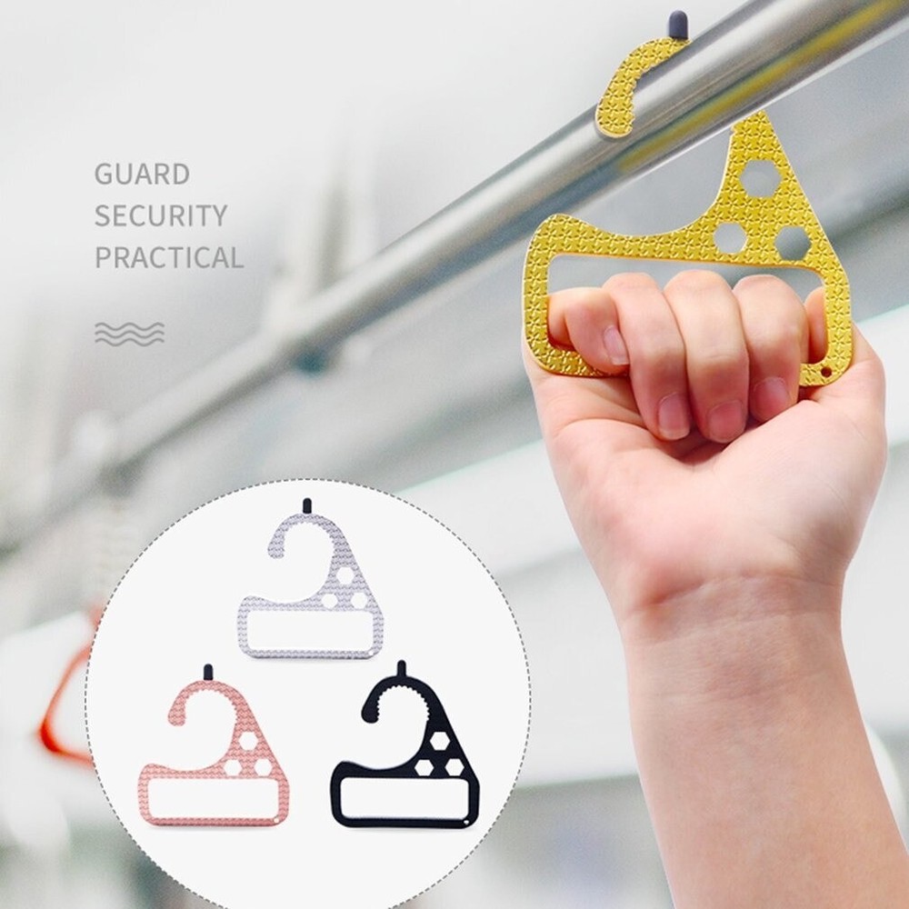 Safe From Virus No Contact Open Door Elevator Button Bus Handrail Pull Ring Tool