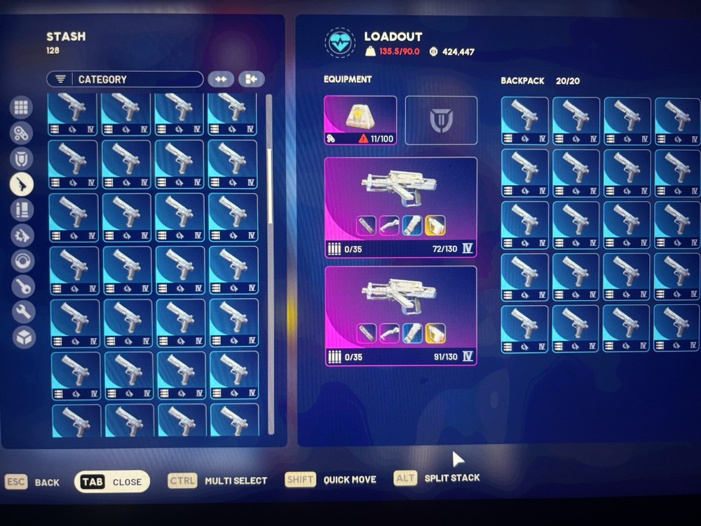 Arc raiders venator IV with good modifications