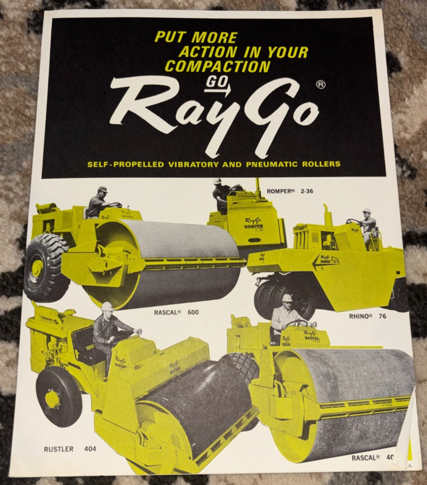 Ray Go Vibratory & Pneumatic Rollers Brochure AMIL25