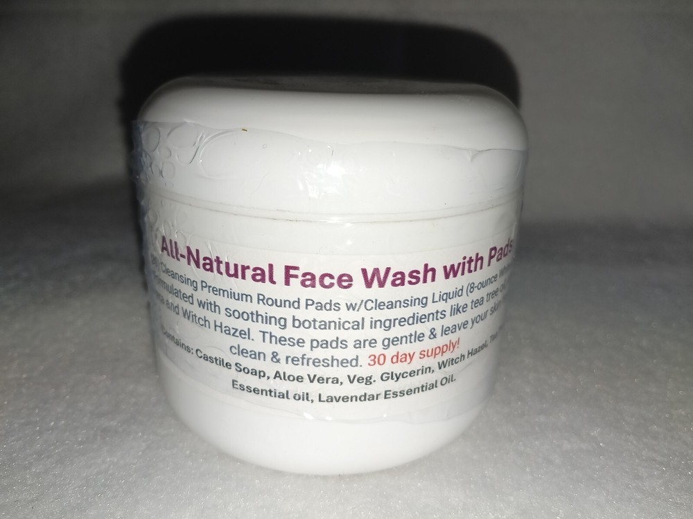 All Natural Face Wash Pads