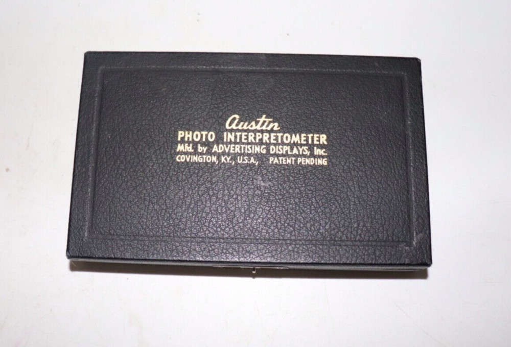 Vintage Classic Austin Photo Interpretometer With Case