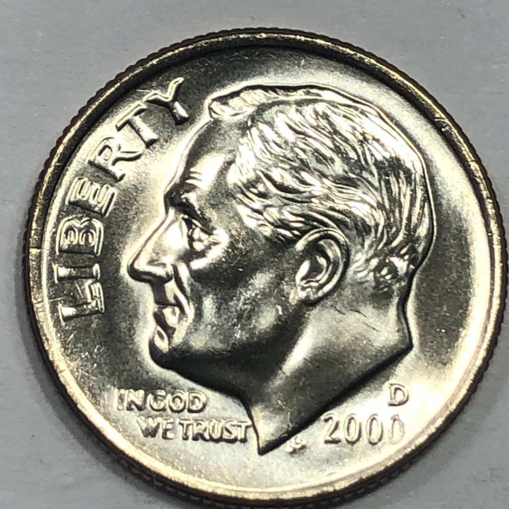 2000 D - Roosevelt Dime - Brilliant Uncirculated
