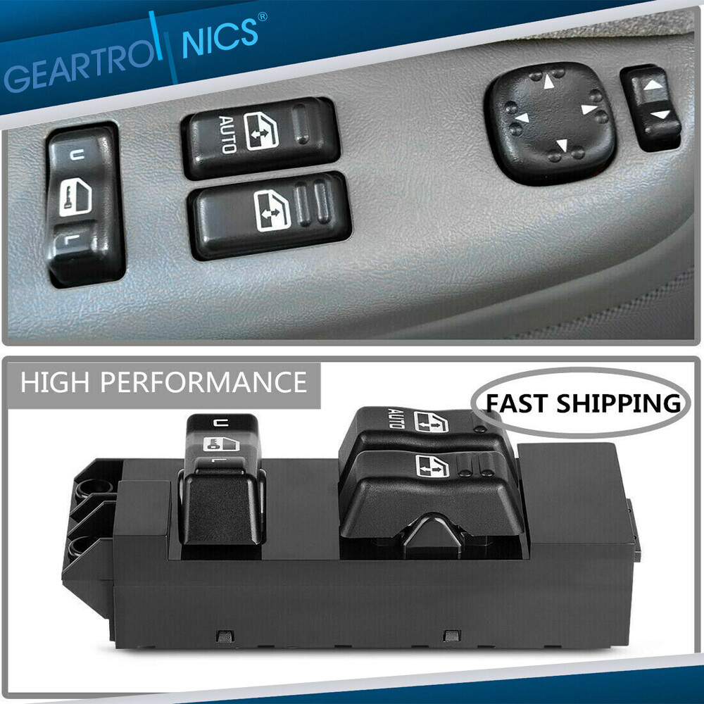 For 1999 -2002 Chevy Silverado GMC Sierra Master Power Window Switch Front Left*