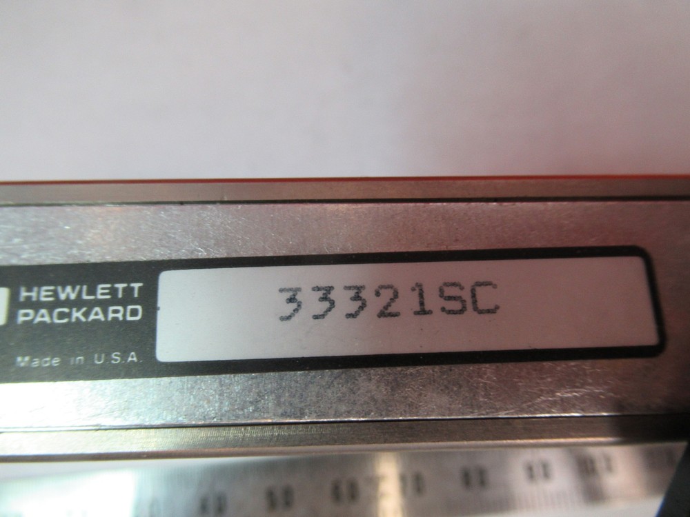 HP 33321SC VARIABLE ATTENUATOR HEWLETT PACKARD MICROWAVE FREQUENCY RF IL-6-B