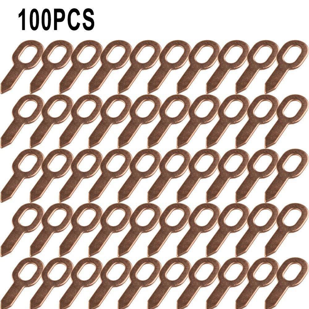 100PC Dent Puller Rings Spot Welding Welder Car Body Panel Pulling Washer Tool