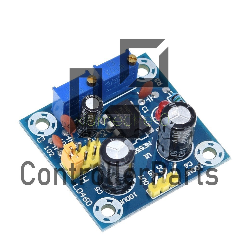 NE555 Duty Cycle and Frequency Adjustable Square Wave Module Board DIY Kit