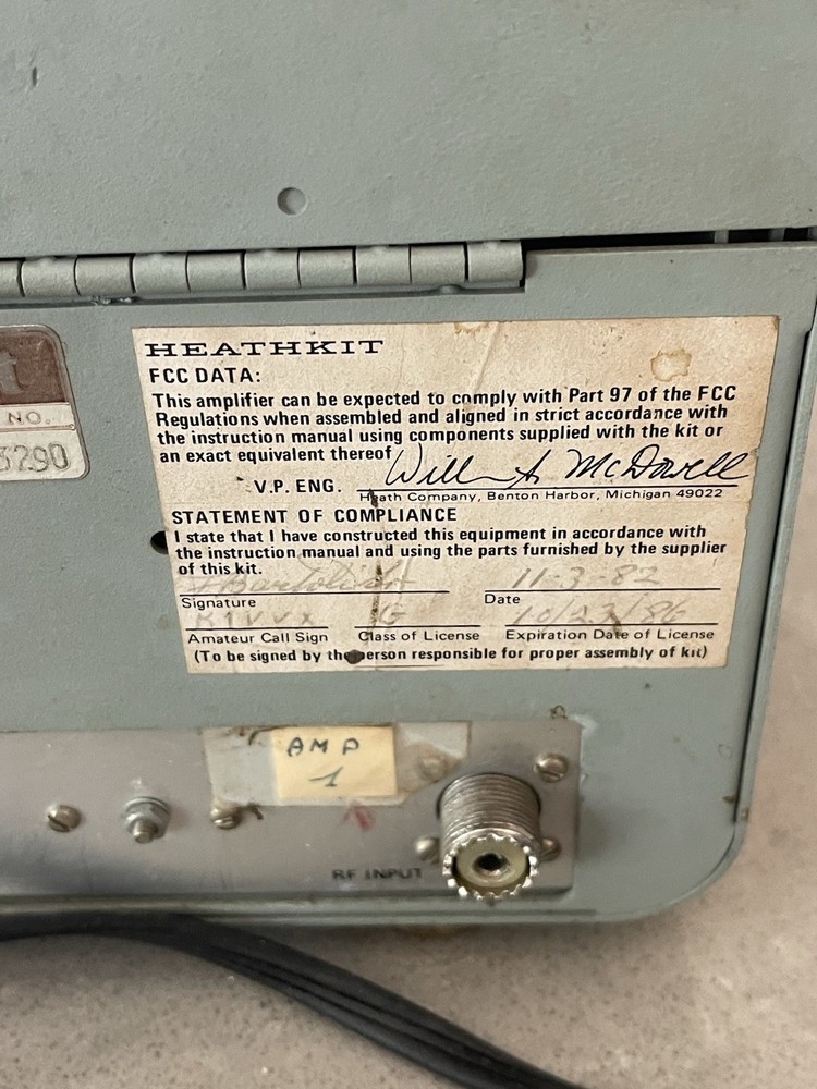 Heathkit SB-201 Amplifier