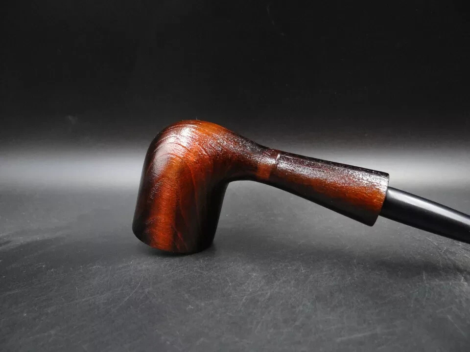 TURKIEWICZ COPPER STAINED CHERRYWOOD HAND MADE BEAUTIFUL BRANDY PIPE