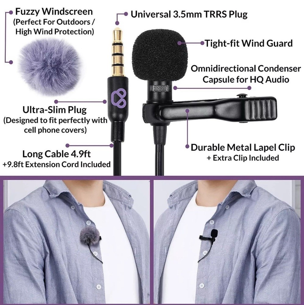 Purple Panda Microphone Kit -