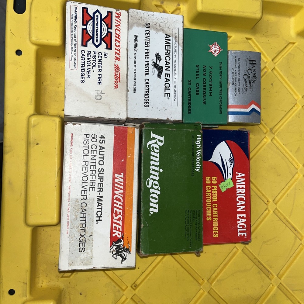 Lot Of 12- Assorted Empty Ammo Boxes