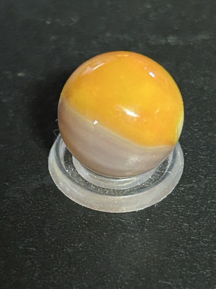 Vintage Vitro Agate Co. "Easter Egg" Marble. 0.62" Mint. Beautiful Example