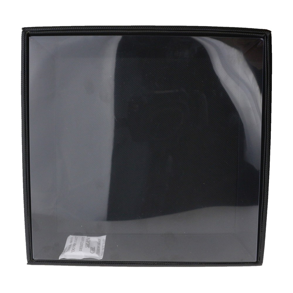 Black Empty Container 9" X 9" X 2"