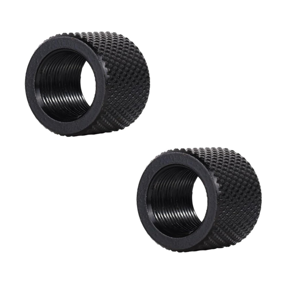 Thread Protector 1/2 x 28 for .22LR .223 & 5.56 (2pack) black