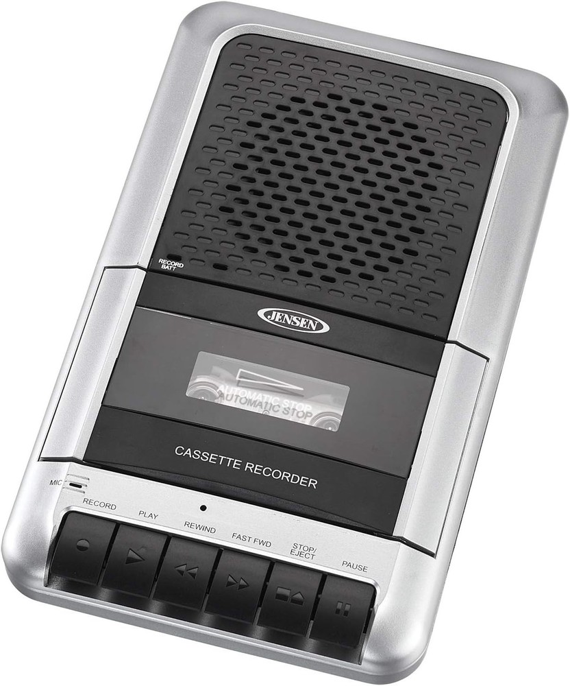 Vintage Cassette Deck with Microphone