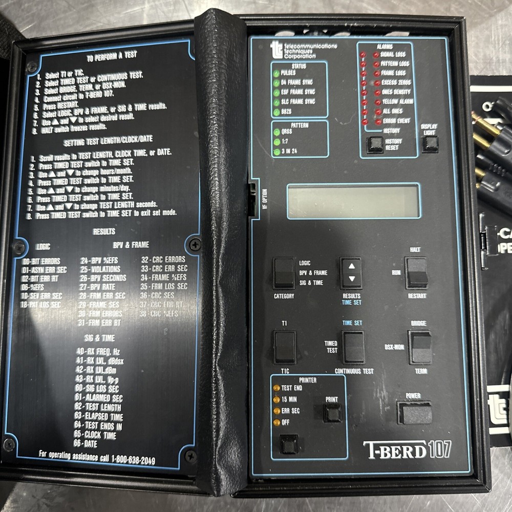 TTC Dynatec T-Berd 107 T-Carrier Analyzer