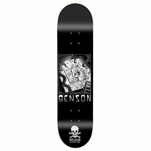 Benson Devil Lab Pro deck - Death Skateboards 8.5 " with grip
