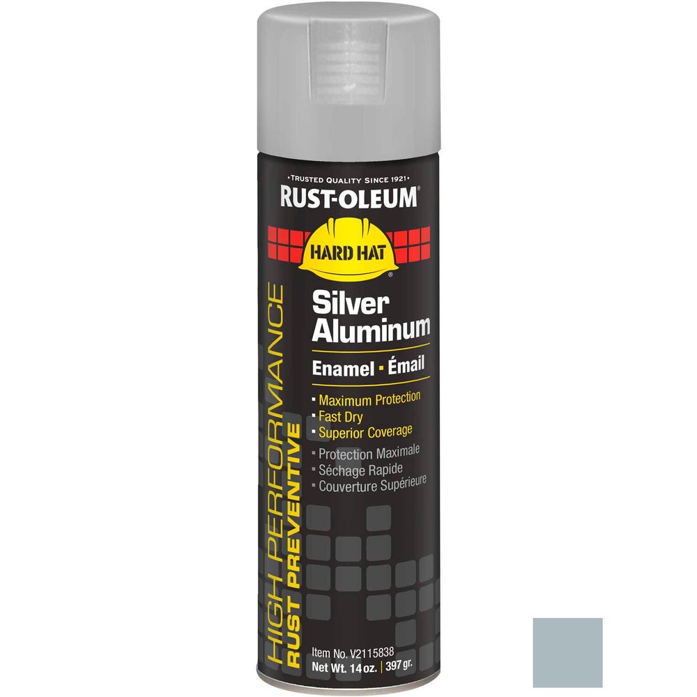 Rust-Oleum High Performance V2100 Rust Preventive Enamel Aerosol Silver Alum 20