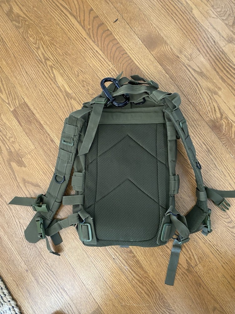 Tactical Backpack Olive Green Medium Transport Pack Bag