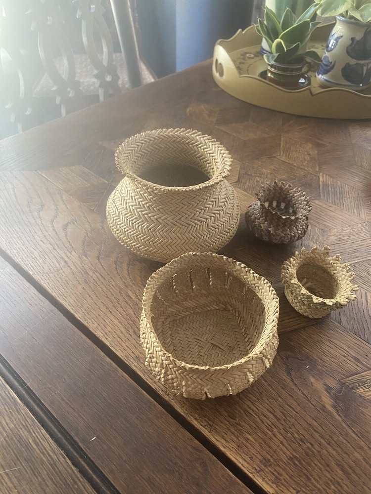Peruvian Baskets. Set Of 4