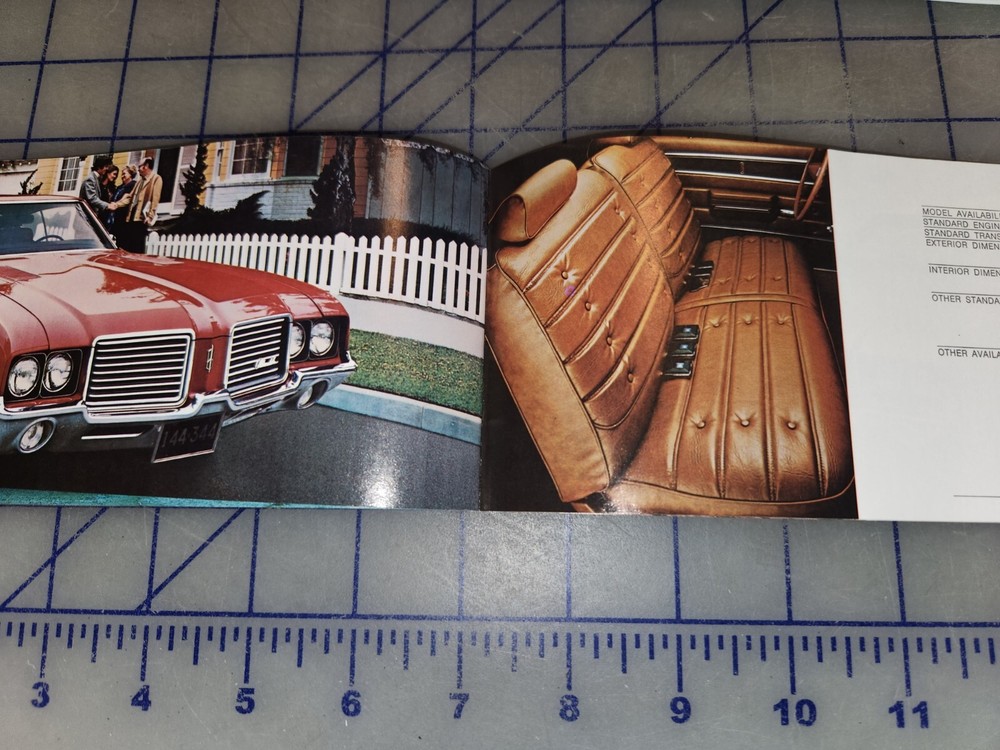 1972 Oldsmobile Brochure Full Line Original