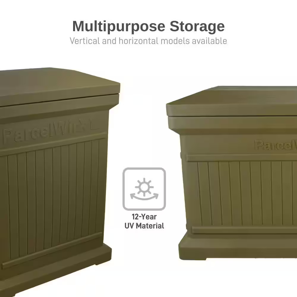 Parcelwirx Oak Horizontal Package Delivery Box